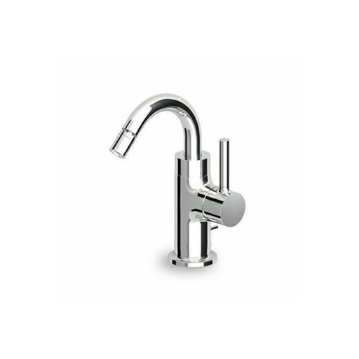 [ZUC-ZP6348.1880C3] Zucchetti ZP6348.1880 Pan Single Lever Bidet Mixer Brushed Nickel