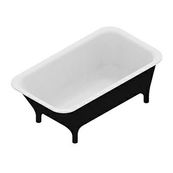 [KOS-1MP204NE.1900] KOS 1MP204NE.1900 Morphing Collection Free Standing Bathtub Black