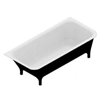 [KOS-1MP303NE.1900] KOS 1MP303NE.1900 Morphing Collection Free Standing Bathtub Black