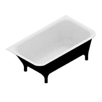 [KOS-1MP306NE.1900] KOS 1MP306NE.1900 Morphing Collection Free Standing Bathtub Black