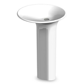 [KOS-7L051BICR.1900] KOS 7L051BICR.1900 Lab Free Standing Washbasin White