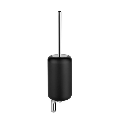 [GES-38020#031] Gessi 38020 Goccia Wall Mounted Ceramic Toilet Brush Holder Black Gres