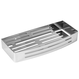 [LAL-3439MB] Laloo 3439MB Stainless Rectangular Shower Caddy Matte Black