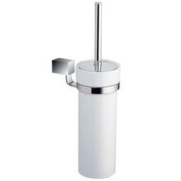 [LAL-3500SBPN] Laloo 3500SBPN Karre II Bowl Brush and Holder Polished Nickel