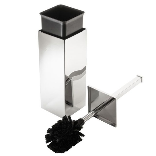 [LAL-9300BG] Laloo 9300BG Bowl Brush And Holder Floor Model Brushed Gold