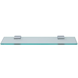 [LAL-J1887BN] Laloo J1887BN Jazz Single Glass Shelf Brushed Nickel