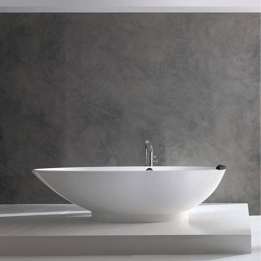 [VA-NAP-N-LH-SW-OF] Victoria + Albert Napoli Freestanding Tub Left Drain With Overflow Standard White