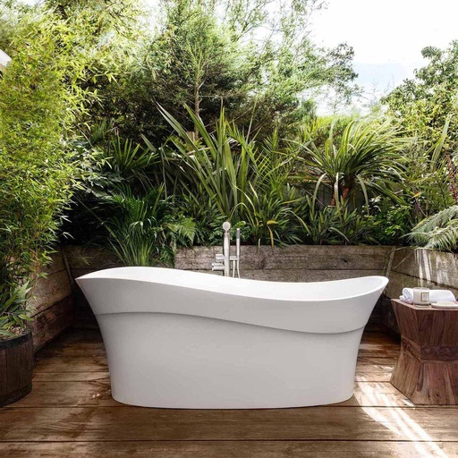 [VA-PES-N-SW-NO] Victoria + Albert Pescadero Freestanding Tub No Overflow Standard White