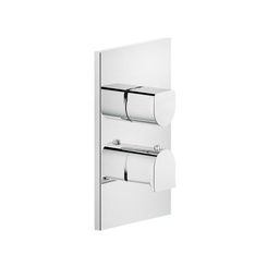 [GES-59134#031] Gessi 59134 Rilievo Thermostatic Single Volume Control Trim Chrome