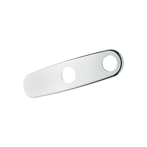 [GRO-07555000] Grohe 07555000 10" Euro Escutcheon Two Hole Chrome