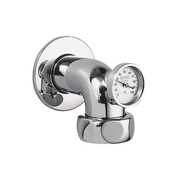 [GRO-12444000] Grohe 12444000 Grohtherm 1-1/4 Male Wall Union Chrome