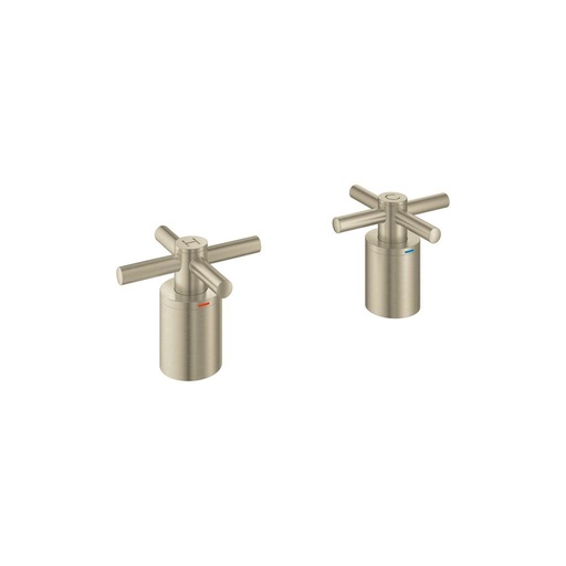 [GRO-18033EN3] Grohe 18033EN3 Atrio New Cross Handle Brushed Nickel