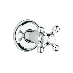 [GRO-19827000] Grohe 19827000 Seabury Volume Control Trim Cross Handle Chrome