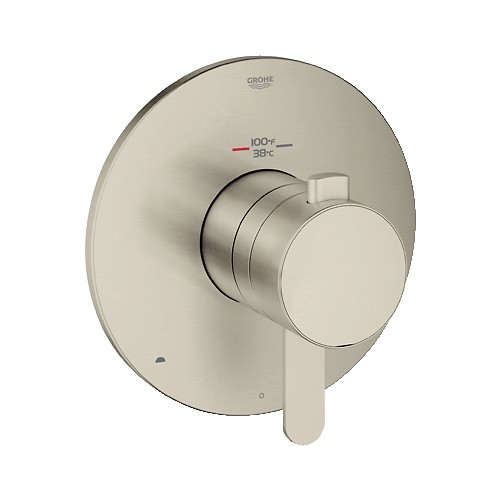 [GRO-19878EN0] Grohe 19878EN0 Europlus Dual Function Thermostatic Trim With Control Module Brushed Nickel