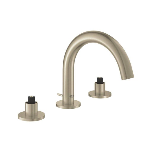 [GRO-20072EN3] Grohe 20072EN3 Atrio 8 Widespread Two Handle Bathroom S Size Faucet Brushed Nickel