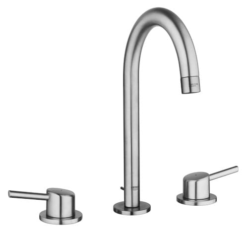 [GRO-20217ENA] Grohe 20217ENA Concetto 8" Widespread L Size Bathroom Faucet Brushed Nickel