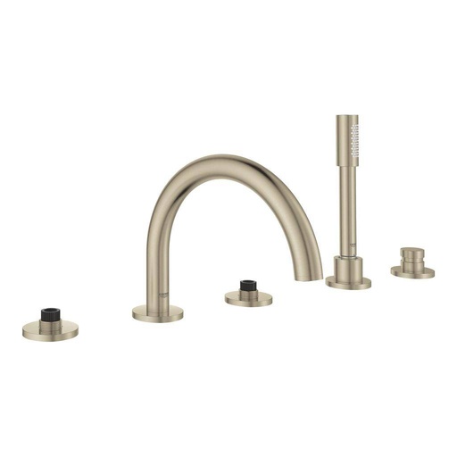 [GRO-25049EN3] Grohe 25049EN3 Atrio Five Hole Bathtub Faucet With Handshower Brushed Nickel