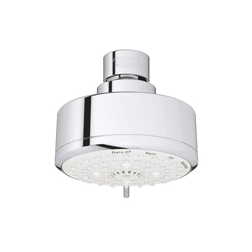 [GRO-26043001] Grohe 26043001 Tempesta Cosmopolitan 100 Shower Head 4-Spray Chrome