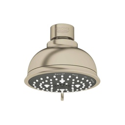 [GRO-26045EN1] Grohe 26045EN1 Tempesta Rustic 100 Shower Head 4 Sprays Brushed Nickel