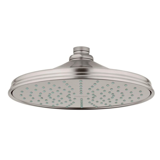 [GRO-26474EN0] Grohe 26474EN0 Rainshower Rustic 210 Shower Head 1 Spray Brushed Nickel