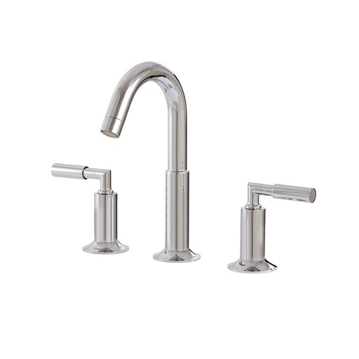 [AQB-27416BN] Aquabrass 27416 Geo Widespread Lavatory Faucet Brushed Nickel