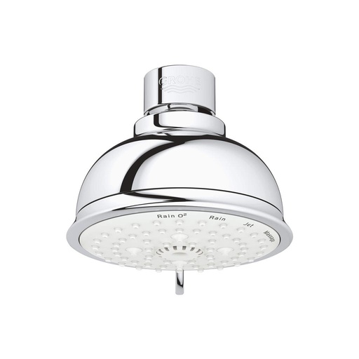 [GRO-27610001] Grohe 27610001 Tempesta Rustic 100 4 Shower Head Chrome