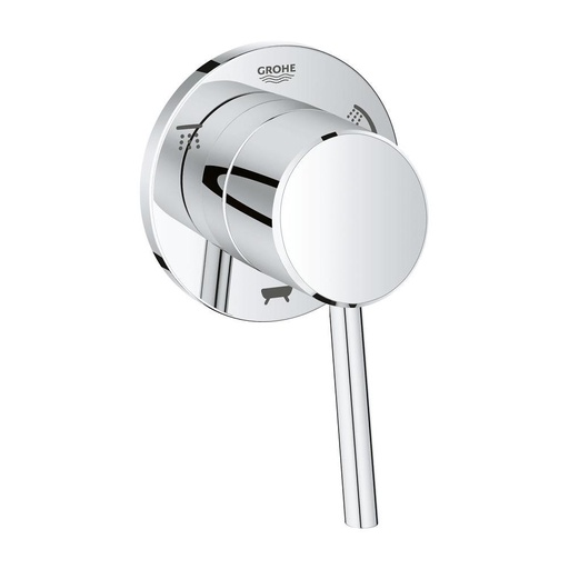 [GRO-29106001] Grohe 29106001 Concetto 3 Way Diverter Trim Chrome