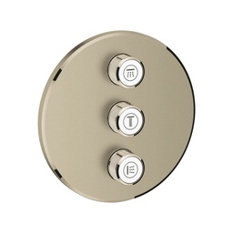 [GRO-29122EN0] Grohe 29122EN0 Grohtherm SmartControl Triple Volume Control Trim Brushed Nickel