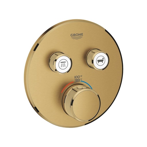 [GRO-29137GN0] Grohe 29137GN0 Grohtherm SmartControl Thermostatic Trim Control Module Brushed Cool Sunrise