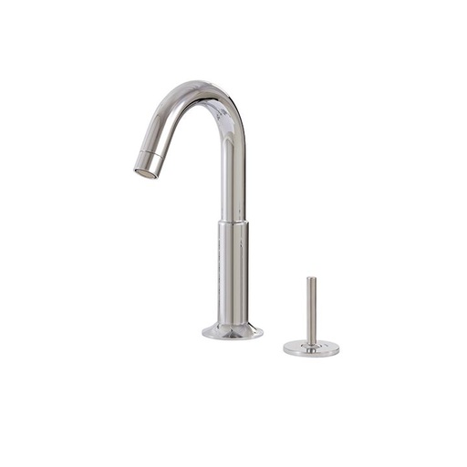 [AQB-27412PC] Aquabrass 27412 Geo 2 Piece Lavatory Faucet With Side Joystick Polished Chrome