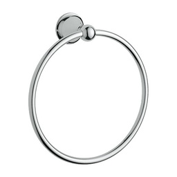 [GRO-40158000] Grohe 40158000 Seabury Towel Ring Chrome