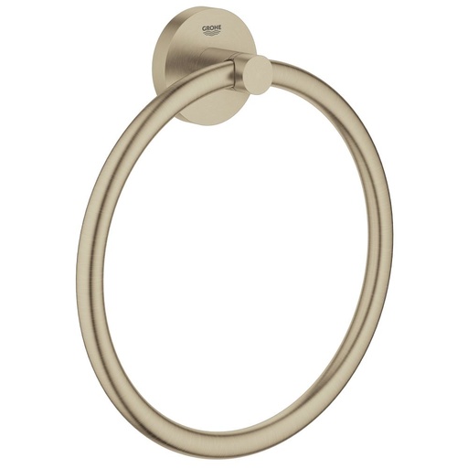 [GRO-40365EN1] Grohe 40365EN1 Essentials Towel Ring Brushed Nickel