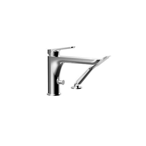 [ALT-7074201] ALT 70742 Via Dante 2 Piece Deckmount Tub Filler With Handshower Chrome