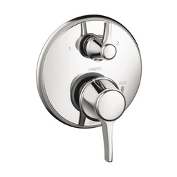 [HAN-04449000] Hansgrohe 04449000 Metris C Pressure Balance Trim With Diverter Chrome