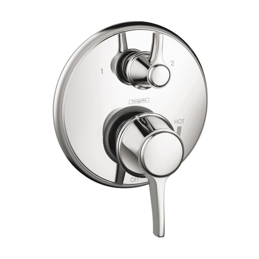 [HAN-04449000] Hansgrohe 04449000 Metris C Pressure Balance Trim With Diverter Chrome