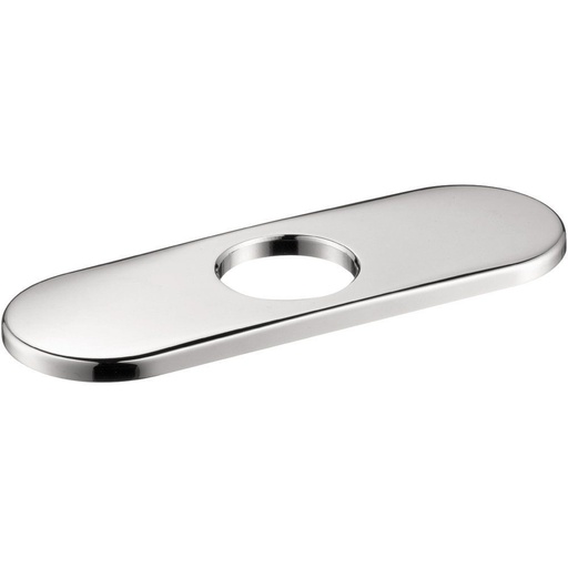 [HAN-06490000] Hansgrohe 06490000 Base Plate for Contemporary Single Hole Faucets 6" Chrome