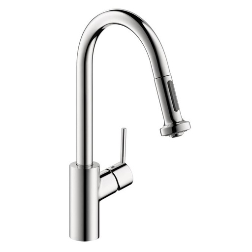 [HAN-14877001] Hansgrohe 14877001 Talis S Kitchen Faucet With Pull Down 2 Spray Chrome