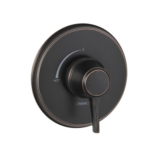 [HAN-15404921] Hansgrohe 15404921 Metris C Pressure Balance Trim Rubbed Bronze