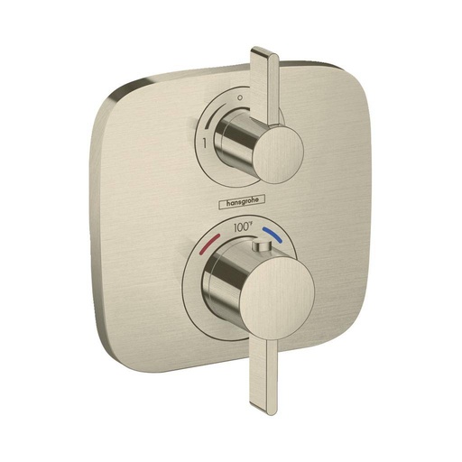 [HAN-15707821] Hansgrohe 15707821 Ecostat E Thermostatic Trim With Volume Control Brushed Nickel