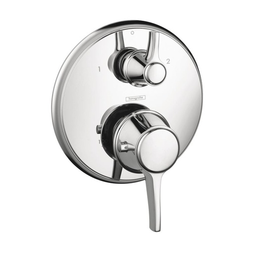 [HAN-15753001] Hansgrohe 15753001 C Thermostatic Trim With Volume Control & Diverter Chrome