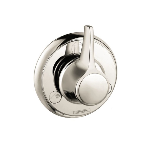 [HAN-15934831] Hansgrohe 15934831 Metris C Trio Quattro Diverter Trim Polished Nickel