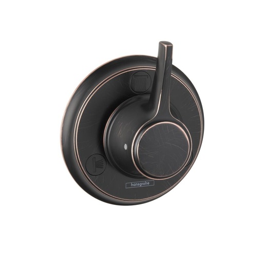 [HAN-15934921] Hansgrohe 15934921 Metris C Trio Quattro Diverter Trim Rubbed Bronze