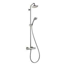 [HAN-27169821] Hansgrohe 27169821 Croma 4 Spray Hand Shower &amp; Showerhead Kit Brushed Nickel