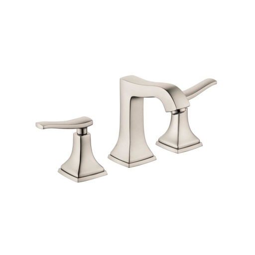 [HAN-31330821] Hansgrohe 31330821 Metropol Classic Widespread Faucet 110 Lever Handles Brushed Nickel