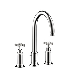 [HAN-16513001] Hansgrohe 16513001 Axor Montreux Widespread Faucet Cross Handles Chrome