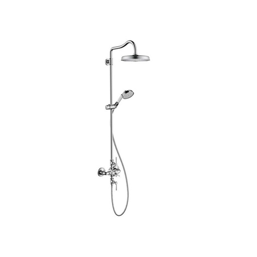 [HAN-16574001] Hansgrohe 16574001 Axor Montreux Shower Pipe 240 1 Jet Chrome