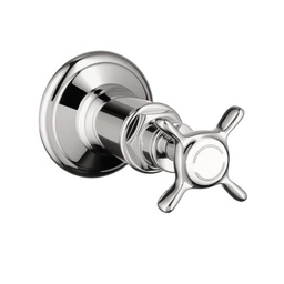 [HAN-16873001] Hansgrohe 16873001 Axor Montreux Volume Control Trim Cross Handle Chrome