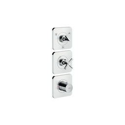 [HAN-36704001] Hansgrohe 36704001 Axor Citterio E Thermostatic 3 Function Trim Module Chrome