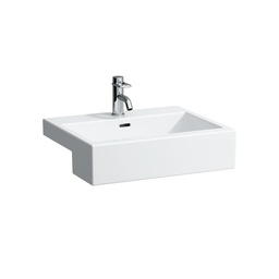 [LAU-H8134320001041] Laufen 813432 Living Semi Recessed Washbasin One Tap Hole