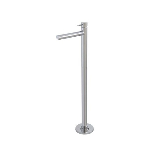 [AQB-61085BN] Aquabrass 61085 Volare Straight Floormount Tub Filler Brushed Nickel